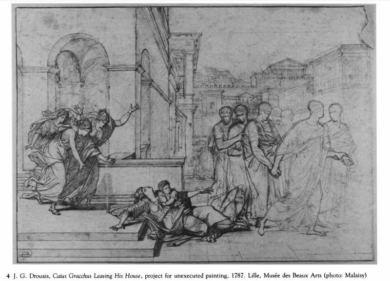 Gracco esce di casa, 1787